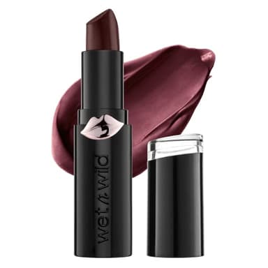 wet n wild Mega Last Matte Lip Color, Semi Matte Hyaluronic Acid Infused, Long Lasting Full Coverage for a Nourishing Pout, Cruelty-Free & Vegan - Cherry Bomb