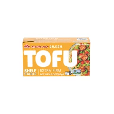 Mori-Nu Silken Tofu Extra Firm, Velvety Smooth and Creamy, Low Fat, Gluten-Free, Dairy-Free, Vegan, Made with Non-GMO soybeans, KSA Kosher Parve, Shelf-Stable, Plant protein, 10.9 oz x 12 Packs