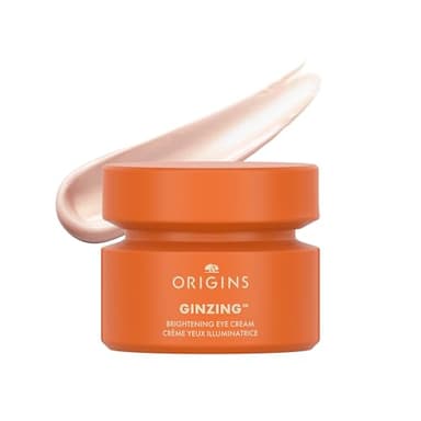 Origins GinZing Brightening Eye Cream with Vitamin C & Niacinamide| Visibly Reduces Dark Circles, Cool, 0.5 Fl Oz