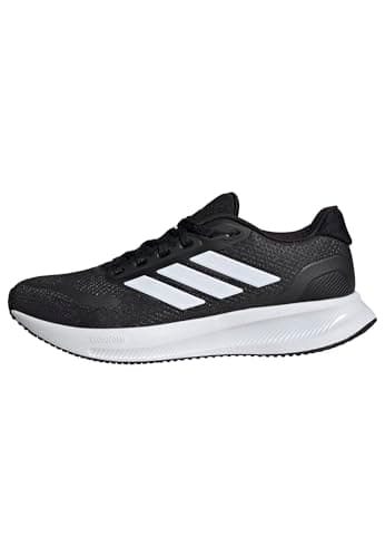 Adidas Women's Run Falcon 5, Black/White/Black, 9