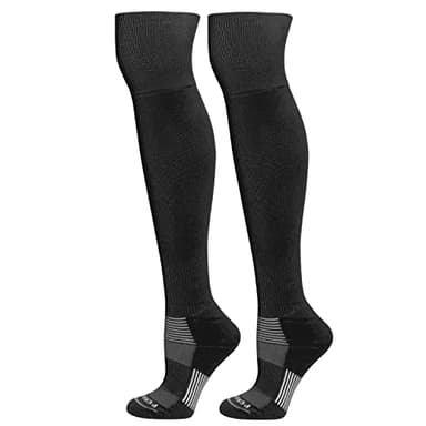 Mk Socks Extreme Over the Knee Sports Socks - Black (L)