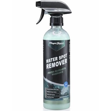 Magic Finish Water Spot Remover for Cars - Professional Mineral Deposit Dissolver for Crystal Clear Glass - Works on Paint and Chrome with Frozen Margarita Scent - 16oz Water Stain Remover for Glass