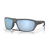 Oakley Split Shot OO9416 941616 64MM Woodgrain/Prizm Deep Water Polarized Rectangular Sunglasses for Men +BUNDLE Accessory Leash Kit + BUNDLE with Designer iWear Eyewear Kit