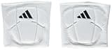 adidas Unisex-Adult 5-Inch Volleyball Kneepads, White/Black, Large
