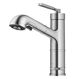 KRAUS Allyn Pull-Out Single Handle Kitchen Faucet in Spot-Free Stainless Steel, KPF-4103SFS