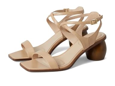 Pelle Moda Women's Laika Sandal, Beige, 9, Medium