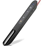 DINOSTRIKE Wireless Presenter Remote Presentation Clicker,RF 2.4GHz USB Presentation Pointer with Volume Control Slide PowerPoint Clicker for Computer Laptop Mac