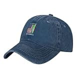 SDFRTG Liver Transplant USA Flag Baseball Cap Women Men Hat Adjustable Washed Golf Caps Dad Hats Navy Blue