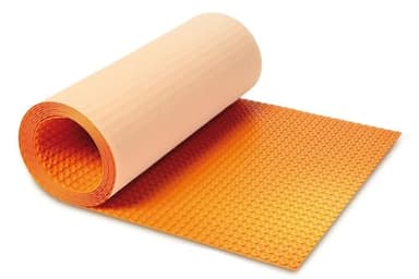 Schluter Ditra-Heat Electric Floor Heating Membrane with Uncoupling, Waterproofing, Vapor Management and Load Support - Ideal for Tiles and Stone - 1/4" Thickness, 134.5 Square Feet Roll - DH512M
