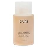 OUAI Detox Shampoo Travel Size - Clarifying Shampoo for Build Up, Dirt, Oil, Product and Hard Water - Apple Cider Vinegar & Keratin for Clean, Refreshed Hair - Sulfate-Free Hair Care (3 oz)