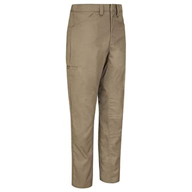 Red Kap Men's Lightweight Crew Pant, Khaki, 34W x 30L