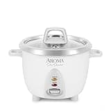 AROMA® 6-Cup(cooked) / 1.3Qt. Select Stainless™ Rice Cooker, Stainless Steel Inner Pot (ARC-753SG)