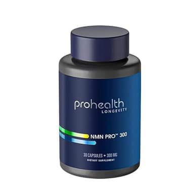 ProHealth NMN Pro 300 (30 Capsules) Clinically Studied Uthever® NMN. NAD+ Precursor for Cellular Energy, Mitochondrial Support & Healthy Aging. USA Manufactured, Triple Lab-Tested