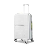 Samsonite Freeform Hardside Expandable with Double Spinner Wheels, Carry-On 21-Inch, White/Grey