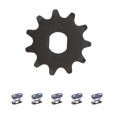 KAMIER T8F Chain 11T Sprocket with Master Link Replacement for Kids Electric Scooter E-Scooter E-Bike Mini Pocket Dirt Bike 11 Tooth Front Motor Sprocket MY1020 Parts