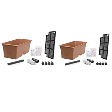 Earthbox Organic Terra Cotta Kit, Pack of 2 Planters