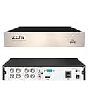 ZOSI 8Channel Surveillance Video Recorders 1080N/720P 4-in-1 HD-TVI Standalone CCTV Security DVR System For 720P,1080P Security Cameras,Motion Detection,Easy Remote Access(NO Hard Drive)