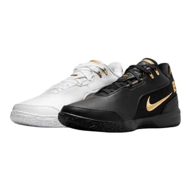 Lebron NXXT Gen AMPD Basketball Shoes (FJ1566-103, White/Black/Gold) Size 11