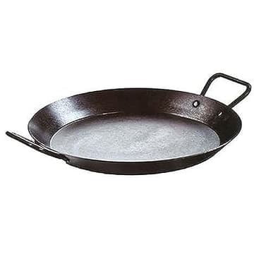 Lodge Pre-Seasoned Carbon Steel Skillet - Use in the Oven, on the Stove, on the Grill, or Over a Campfire - 15 Inch