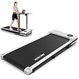 ANCHEER Walking Pad Under Desk Treadmill, 3 in 1 Portable Folding Treadmills for Home 300 lbs Weight Capacity, 2.5HP Quiet Compact Walking Jogging Running Machine with Remote Control and LED Display