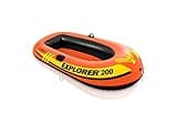 Intex Explorer 200 Inflatable 2 Person Capacity Pool & Lake Fishing Raft Boat
