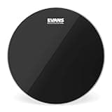 Evans Drum Heads - Black Chrome Tom Drumhead, 8 Inch