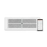 Flair Smart Vent 4x12 (White), AC Vent Cover for Floors, Walls and Ceilings.