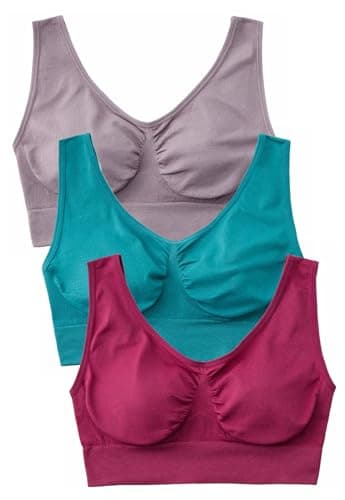 Hiking Gril Women's Comfort Wirefree Bralette Unpadded Sleep Yoga Bra D3P L