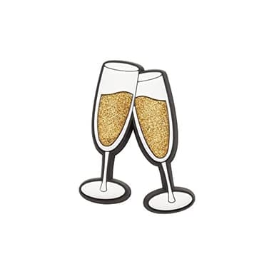 Crocs Jibbitz Chill Shoe Charms | Jibbitz for Crocs, Champagne, Small