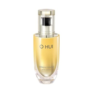OHUI Miracle Toning Glow Serum | Travel Size 20ml | Vitamin C Face Serum | Hyperpigmentation Treatment | Glowing Skin | Dullness| Hyaluronic Acid, AHA, PHA, Niacinamide | Korean Skin Care | Essence