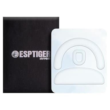 ESPTIGER Gaming Mouse Skates ICE - V2 Skates for ATK A9 Series (A9/SE/Plus/PRO/Ultra) Mouse Feet 2.5D Edge Treatment Smooth PTFE Material 3M Adhesive - White