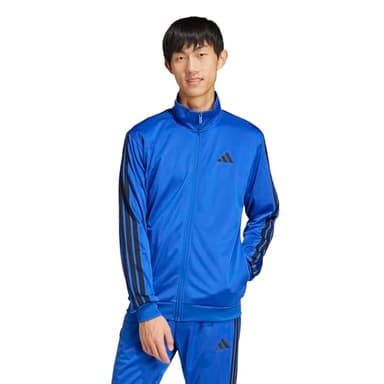 adidas Men's 3-Stripes Tricot Regular Sportswear Track Top, Team Royal Blue, X-Large