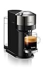 Nespresso Vertuo Next Deluxe Coffee and Espresso Machine by De'Longhi, Chrome