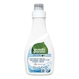 Seventh Generation Laundry Fabric Softener Liquid, Free & Clear, Reduces Static, 32 Fl Oz