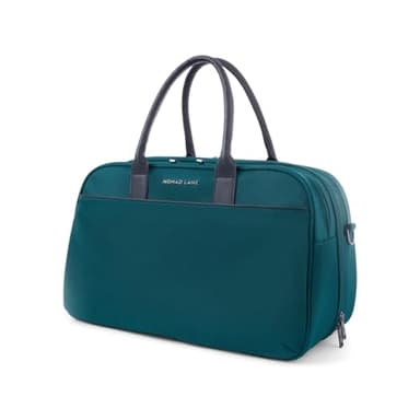 Nomad Lane Carry-On Luggage Duffel Bag, Durable & Lightweight Suitcase. Bento Bag, Personal Item Weekender Travel Bag for Men & Women, Pine Green