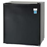 Avanti Mini Fridge Compact Refrigerator for Home Office or Dorm, Reversible Door and Adjustable Shelves, Full Range Temperature Control with Compressor Cooling and Automatic Defrost, 1.7-Cu.Ft., Black
