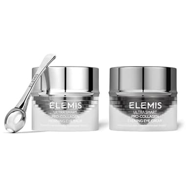 ELEMIS ULTRA SMART Pro-Collagen Eye Duo 10ml, Anti-Aging Day & Night Eye Cream for Firming & Smoothing