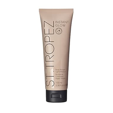St.Tropez Instant Glow Face & Body Bronzer, Light to Medium Smudge-Proof, Vegan, Natural & Cruelty-Free
