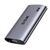 SSK Portable SSD 1 TB, up to 2000 MB/s External Solid State Drives, USB 3.2 Gen2X2 NVMe SSD External Hard Drive, Ultra Low Power for iPhone 15/ MacBook/Pro/OTG Phone/Laptops