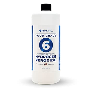 PureCareRx | Hydrogen Peroxide 6 Percent | 20 Volume Developer | Hydrogen Peroxide Gallon | 6% Hydrogen Peroxide | 20 Volume Hydrogen Peroxide | 32oz Bottle