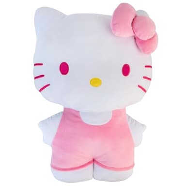 Hello Kitty Pink Plush Cuddle Pillow Buddy, Kids Bedding Super Soft & Cozy, (Officially Licensed Product) by Franco