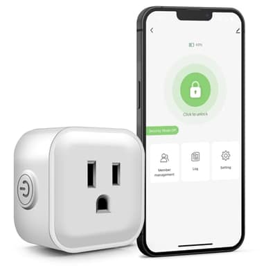 GeekTale G3 Gateway, Smart Lock WiFi Gateway, Paired with Smart Door Lock for Remote Control & Voice Control