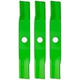 8TEN LawnRAZOR Mower Blade for Kubota RCK48P-751Z RCK48P-400Z 48" Deck K5583-34340 Medium Lift 3 Pack