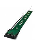 SKLZ ACCELERATOR PRO - Indoor Golf Putting Mat with Auto-Ball Return & Behind-the-Hole Ball Collector - Putter Alignment Guides at 3, 5 & 7 Feet - Rubber-Backed Mat Provides Multi-Surface Stability