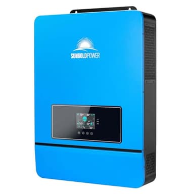 SUNGOLDPOWER 8000W 48V Solar Inverter,Built-in 2 MPPTs, Max 180A Battery Charging, AC Input/Output 120V/240V(settable), Split Phase Pure Sine Wave Inverter UL1741 SPH8048P(WiFi and BMS COMM)