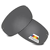 Bwake POLARIZED Replacement Lenses for Maui Jim Ho'okipa Sunglasses MJ407 - Dark Black