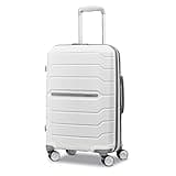 Samsonite Freeform Hardside Expandable with Double Spinner Wheels, White, Carry-On 21-Inch