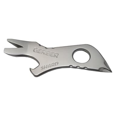 Gerber Gear Shard 7-in-1 Keychain Bottle Opener Multitool with Screwdriver, Gifts for Dad, Fathers and Men from Daughter, Wife or Son - Silver