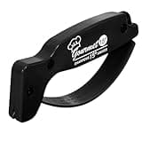 AccuSharp Gourmet Series, 15 Degree Knife Sharpener for Gourmet Knives, Diamond-Honed Tungsten Carbide Reversible Blades, Hones & Refines Straight-Edge or Serrated Gourmet Knives, Hand-Held, Black