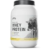 Levels Grass Fed Whey Protein Powder, No Artificials, 24G of Protein, Vanilla Bean, 2LB